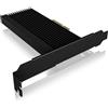 Icybox Scheda Pci Icybox IB-PCI208-HS M.2 PCIe Ssd Sata Nvm Nero [AMICYAD00000024]