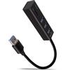 AXAGON Hub usb Axagon 3 porte tipo-A 3.0 Nero [HMA-CR3A]