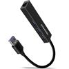 AXAGON Hub usb Axagon 3 porte tipo-A 3.0 Nero [HMA-GL3A]