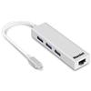 Hamlet Hub usb Hamlet Tipo-C 3-porte/ Usb-A 3.0 + Lan [XHUB331TCL]