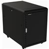 Startech.com Armadio rack Startech.com per server 15U con rotelle e piedini di livellamento Nero [RK1536BKF]
