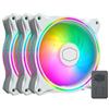Cooler master Ventola 120x120mm Cooler Master MF120 HALO 3in1 3pz Bianco [MFL-B2DW-183PA-R1]