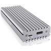 Icybox Box SSD Icybox IB-1817Ma-C31 M.2 PCIe USB-C Argento [60612]
