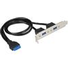 Delock Scheda di interfaccia Delock e Adattatore 5 Gbit/s Nero/Blu/Brgento [84836]
