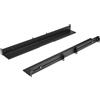 Staffa di montaggio universale StarTech.com Guide per rack per server 1U Accessorio regolabile per rack da 39" Nero [UNIRAILS1UB]