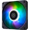 Silverstone Ventola Silverstone Air Slimmer 120 ARGB PWM da 120mm Nero/Trasparente [SST-AS120B-ARGB]