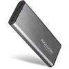 AXAGON Box Ssd esterno Axagon per SSD M.2 USB-C 3.2 Gen2 argento [EEM2-SG2]