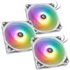 BITSPOWER Ventola Bitspower Notos RGB PWM 120mm 3pz Bianco [BPTA-FX1812NTWH-3]