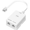 Hama Filtro ADSL Hama RJ11 6p4c Bianco