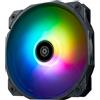 Silverstone Ventola 160x160 Silverstone Shark Force SST-SF160B-ARGB 1800 giri/min/1600rpm/160x160x25mm/12V [SST-SF160B-ARGB]