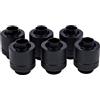 ALPHACOOL Raccordo a compressione Alphacool 13/10mm G1/4 6pz Nero [17228]