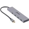 Inline Hub Usb InLine Usb-C 3.2 Gen.2 4porte/10Gb/s/Grigio [35392B]