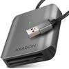 AXAGON Lettore smart card Axagon USB-A 3.2 Gen 1 tipo A/M C UHS-II Nero [CRE-S3]