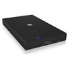 Raidsonic Box hard disk esterno HDD/SSD Raidsonic IB-200T-C3 2.5" SATA I/II/III Nero