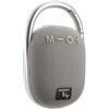 Techly Altoparlante Techly Wireless BT V5.3 Bluetooth 10m Grigio