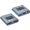 Techly Switch HDMI Techly 2x1 2.1 8K 2m Grigio