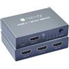Techly Switch HDMI Techly 3x1 2.1 8K 2m Grigio
