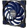 Akasa Ventola 120x15x120 Akasa Alucia XS Slim 120mm Blu [AK-FN122-BL]