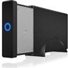 Icybox Box hard disk 3.5" Icybox IB-377-C31 esterna SATA III Nero [60319]