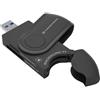 Conceptronic Lettore schede SD Conceptronic SDXC SD SDHC Usb 3.0 5000Mbit/sec 4in1 Nero [BIAN04B]