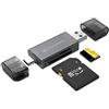 Atlantis land Lettore di schede Atlantis Land P005-CR32 ALL-IN-ONE Capacita massima di lettura 2TB USB 3.2 Gen 1 Nero