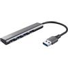 Trust Hub Usb Trust Tipo/A 4porte halyx Nero/Grigio [24947]