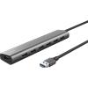 Trust Hub usb Trust Tipo 3.2 Gen1 7porte Grigio [24967]
