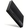 AXAGON Box hard disk 2.5'' Axagon esterno HDD/SSD Sata Usb-c 3.2 Gen 2 10Gbit/s Nero [EE25-GTR]