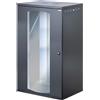 Techly Armadio Rack 19'' Techly a muro 800x600x1057mm 22U Porta Vetro Nero
