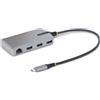 Startech.com Hub usb Startech.com tipo-C A 3-porte USB-A RJ45 [5G3AGBB-USB-C-HUB]