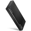 AXAGON Box SSD Axagon EEM2-GTR Usb-C 3.2 Gen 2 - M.2 NVME Nero AXAGON EE35-GTR USB-C 3.2 Gen 1 - SATA 6G, 3.5 externes FestplattengehÃ¤use, geriffelt - schwarz [EE35-GTR]