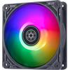 Silverstone Ventola 120x120 SilverStone VISTA Performance PWM ARGB Nero [SST-VS120B-ARGB]