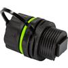 Logilink Connettore fibra ottica LogiLink SC Simplex Impermeabile IP68 con cappuccio antipolvere Nero/verde