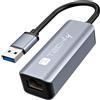 Techly Adattatore di rete Techly Convertitore USB 3.0 tipo A a RJ45 Gigabit