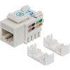 Techly Frutto Keystone Techly RJ45 Cat.5E UTP IDC 90grado Bianco