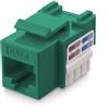 Techly Frutto Keystone Techly RJ45 Cat.6 UTP IDC 90grado Verde