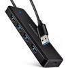 AXAGON Hub Usb Axagon HUE-C1A 4x 5Gbps USB 3.2 Gen1 cavo Tipo A 19cm Nero [NUAXNUS4PHUEC1A]