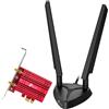Tp-link Scheda pci wireless TP-Link Archer TXE72E con 2 antenne esterne Nero [ARCHER TXE72E]