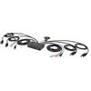 Startech.com Switch KVM StarTech.com C2-DD46-UA2-CBL-KVM 4K Uhd 2 porte Nero [C2-DD46-UA2-CBL-KVM]