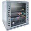 Techly Armadio Rack a muro Techly 19'' P.450mm Flat Pack rack 15U Grigio