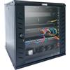 Techly Armadio Rack a muro Techly 19'' P.450mm Flat Pack rack 6U Nero