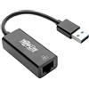 Adattatore di rete Tripp Lite USB 3.0 SuperSpeed a Gigabit Ethernet Nero [U336-000-R]