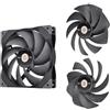 Thermaltake Ventola 140x140 Thermaltake Swafan GT14 per Pc Nero [CL-F157-PL14BL-A]