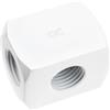 ALPHACOOL Raccordo Alphacool HF collegamento a 3 vie G1/4 Bianco