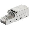 Intellinet Connettore Plug Intellinet RJ45 8P8C Cat.6A Schermato STP Argento