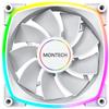Montech Ventola 140x140 Montech RX140 PWM ARGB 1600rpm Bianco
