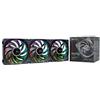 Seasonic Ventola 120x120 Seasonic MagFlow 1225 PWM a 3-ventole Nero 3pz [MAGFLOW-ARGB-3]