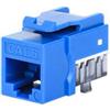 Intellinet Frutto Keystone Intellinet Slim Cat.6 per Cavo Rigido con Supporto Punch-Down 25pz Blu