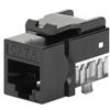 Intellinet Frutto Keystone Intellinet Slim Cat.6 per Cavo Rigido con Supporto Punch-Down 25pz Nero
