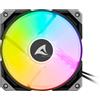 Sharkoon Ventola Sharkoon Rebel F50 PWM Led Rgb 2000 giri/min 120x25x120mm Nero [4044951040155]